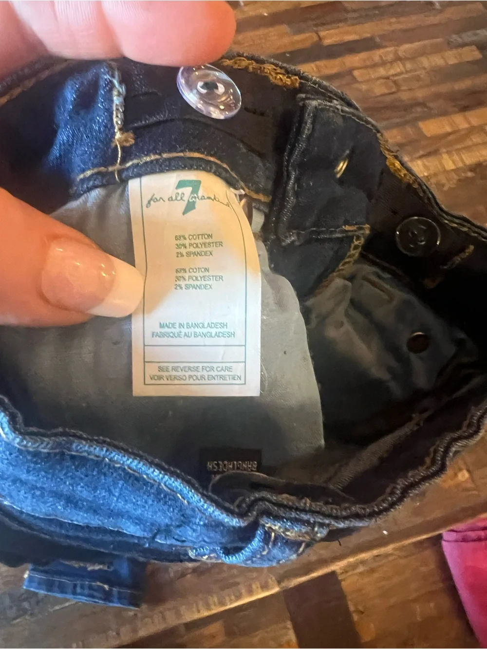 7 For All Mankind Dark Blue Kids Jeans